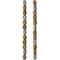 Multicolor Metal Plated Antique Barrel Beads, 10mm by Bead Landing&#x2122;